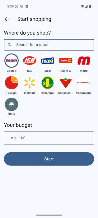 Choix du magasin / Pick your store